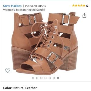 NWT Steve Madden Jackson Lace Buckle Sandal 8M